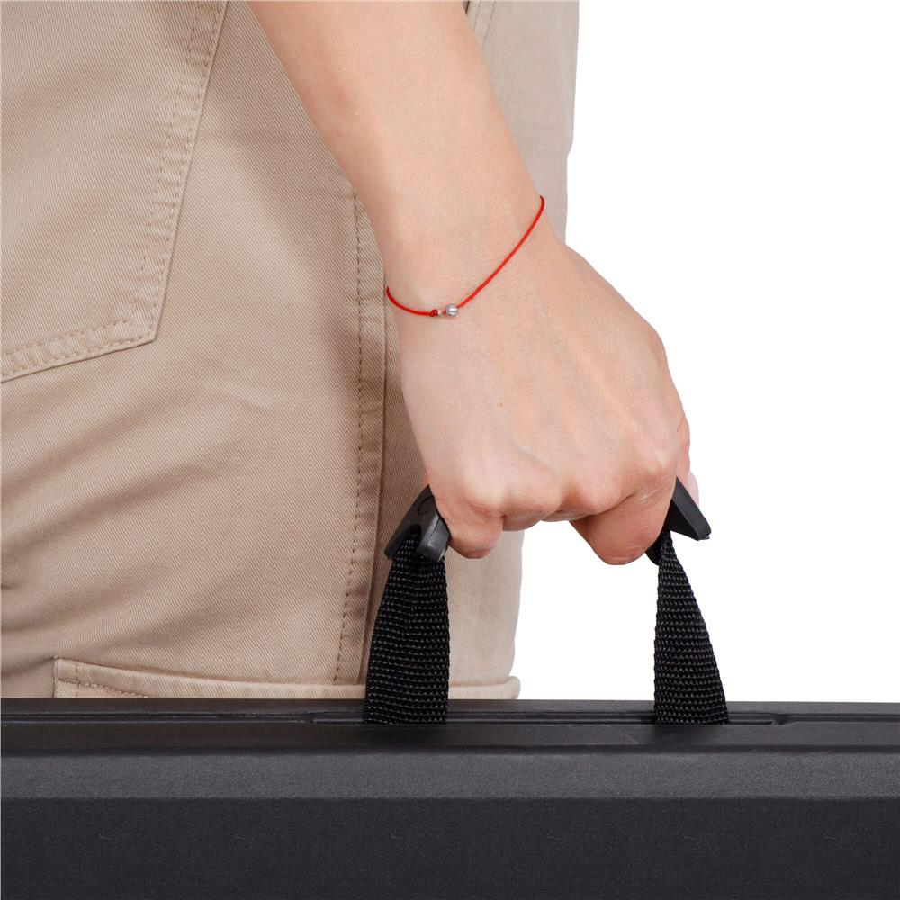 Masa dreptunghiulara pliabila multifunctionala, 180x75x75cm, neagra