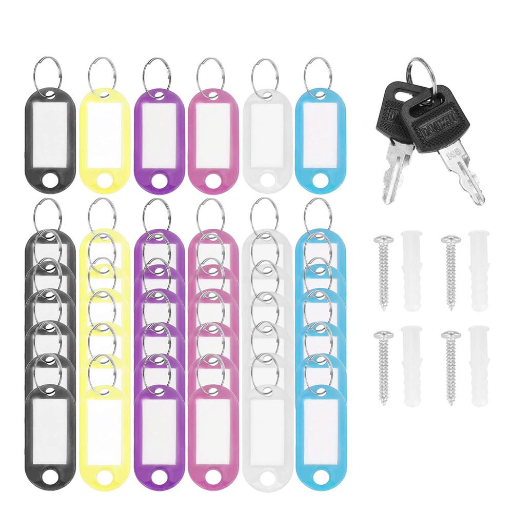 Cutie metalica din otel pentru 42 chei, echipata, 35x27x8cm, alba