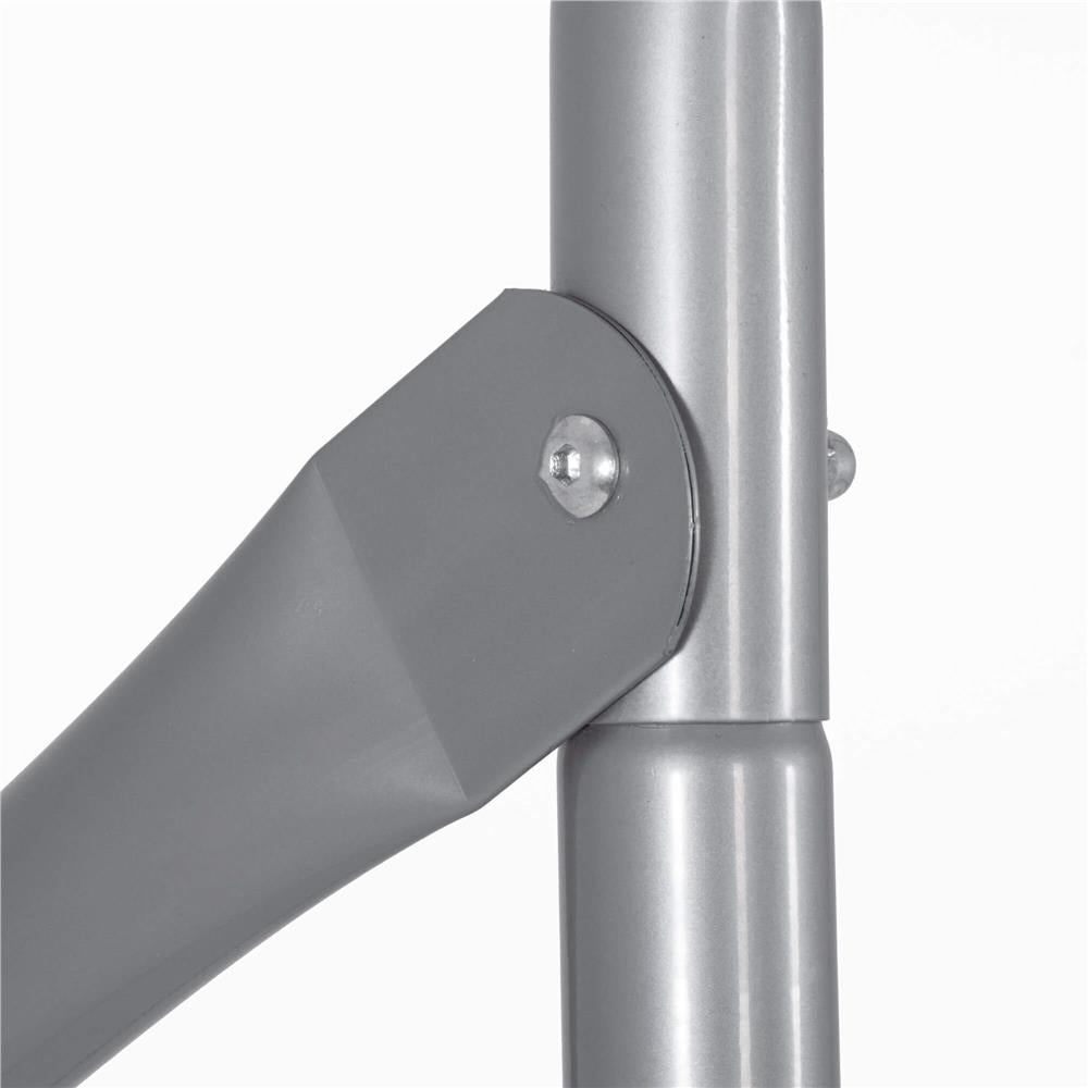 Poarta de fotbal din otel, 170x240cm, profil 32mm, tinta antrenament, albastru