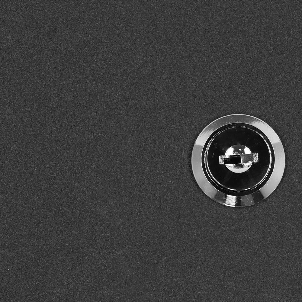 Cutie metalica din otel pentru 48 chei, echipata, 30x24x7.5cm, neagra