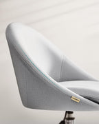 SONGMICS Scaun de birou ergonomic, inaltime reglabila, 60x60x(80-90) cm, gri