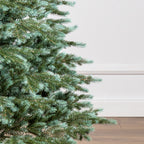 Brad artificial Christmas Deluxe by , Alaska Select verde argintiu, integral 3D, 180 cm