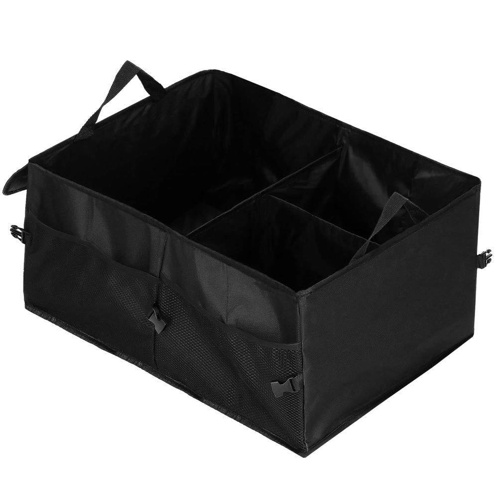 Organizator portbagaj pliabil, compartimentat, rezistent la apa, 56x40x26cm, negru