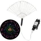 (DL) Instalatie lumina decorativa STAR cu 100 LED-uri, diametru 40cm, telecomanda, iluminare multicolora