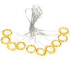 Perdea luminoasa 300 LED-uri, 3m, pentru interior/exterior, telecomanda, iluminare galbena