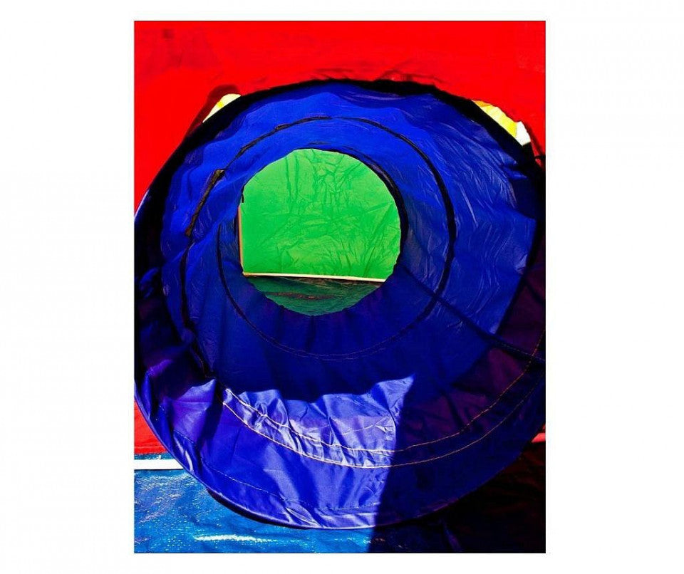 Set corturi de joaca 5 in 1 cu tunele si casuta, pliabil, pentru interior si exterior, multicolor