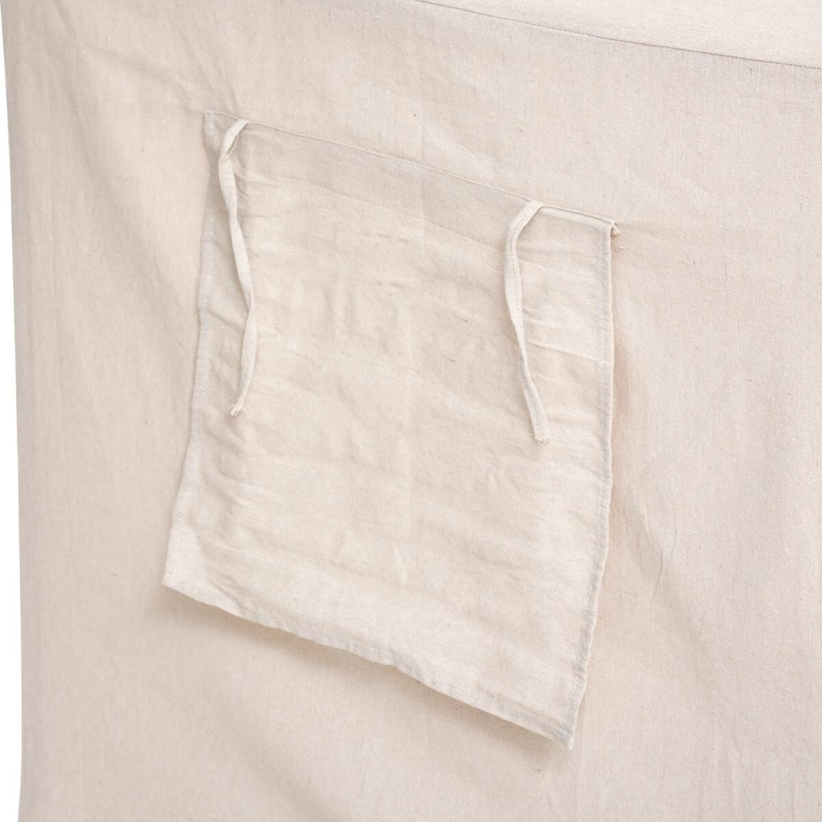 Casuta copii Atmosphera Safari, lemn de pin si panza textila, 77x115 cm, bej