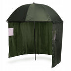 Umbrela pescuit 200x220 cm, inchidere completa cu perete detasabil, reglabil, otel si Oxford impermeabil, verde