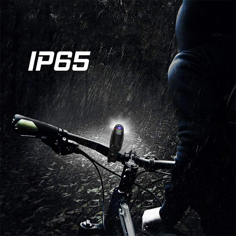 Lampa LED pentru bicicleta, reincarcabila USB, rezistenta la apa, 2200 mAh, autonomie pana la 15 ore