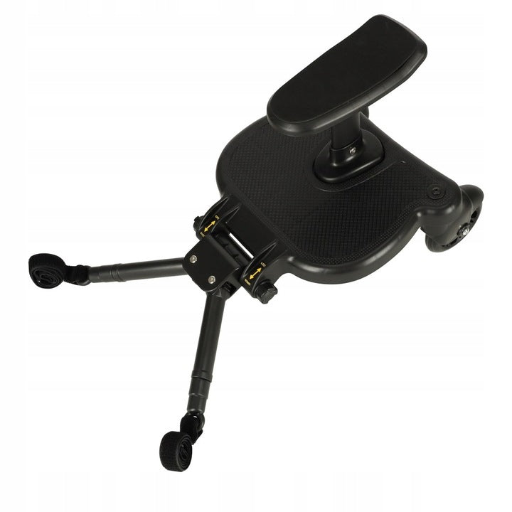 Platforma pentru carucior 55x33x36 cm, cu sezut pentru al doilea copil, montaj rapid, compatibilitate universala, neagra