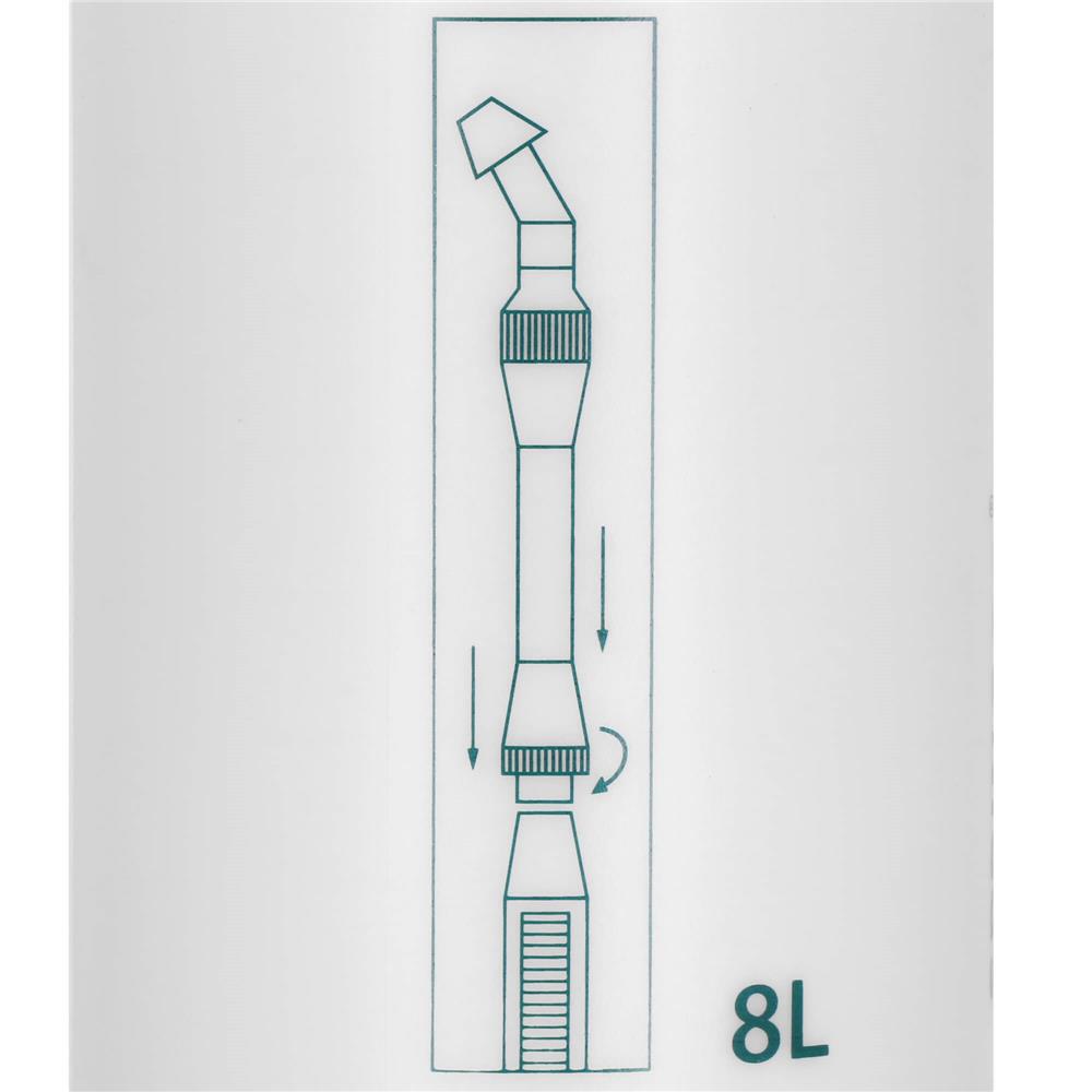 Pompa de stropit manual 8L cu lance reglabila 63 cm, 2 duze si curea de umar