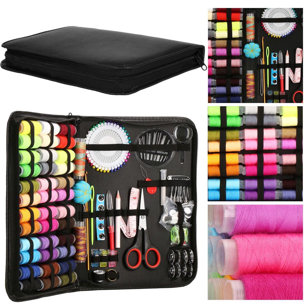 Set articole de cusut cu geanta de depozitare, 183 piese