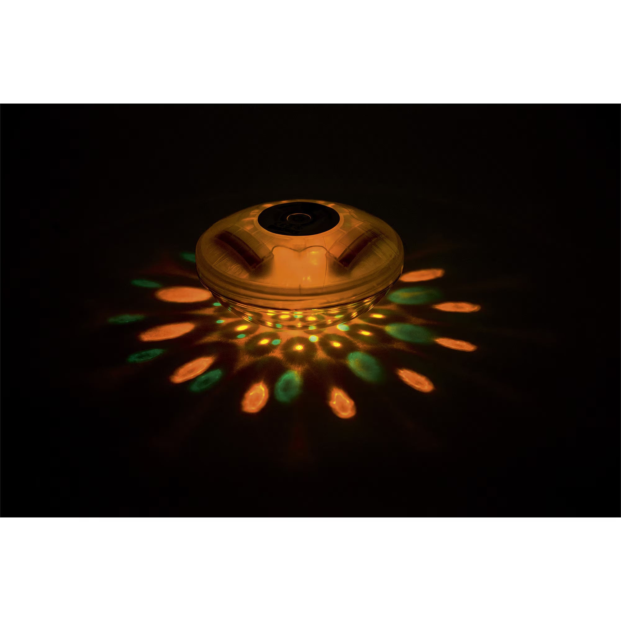 Lampa plutitoare cu LED pentru piscina Bestway FloatBright, 4 culori, 7 moduri, functionare cu 3 baterii AA