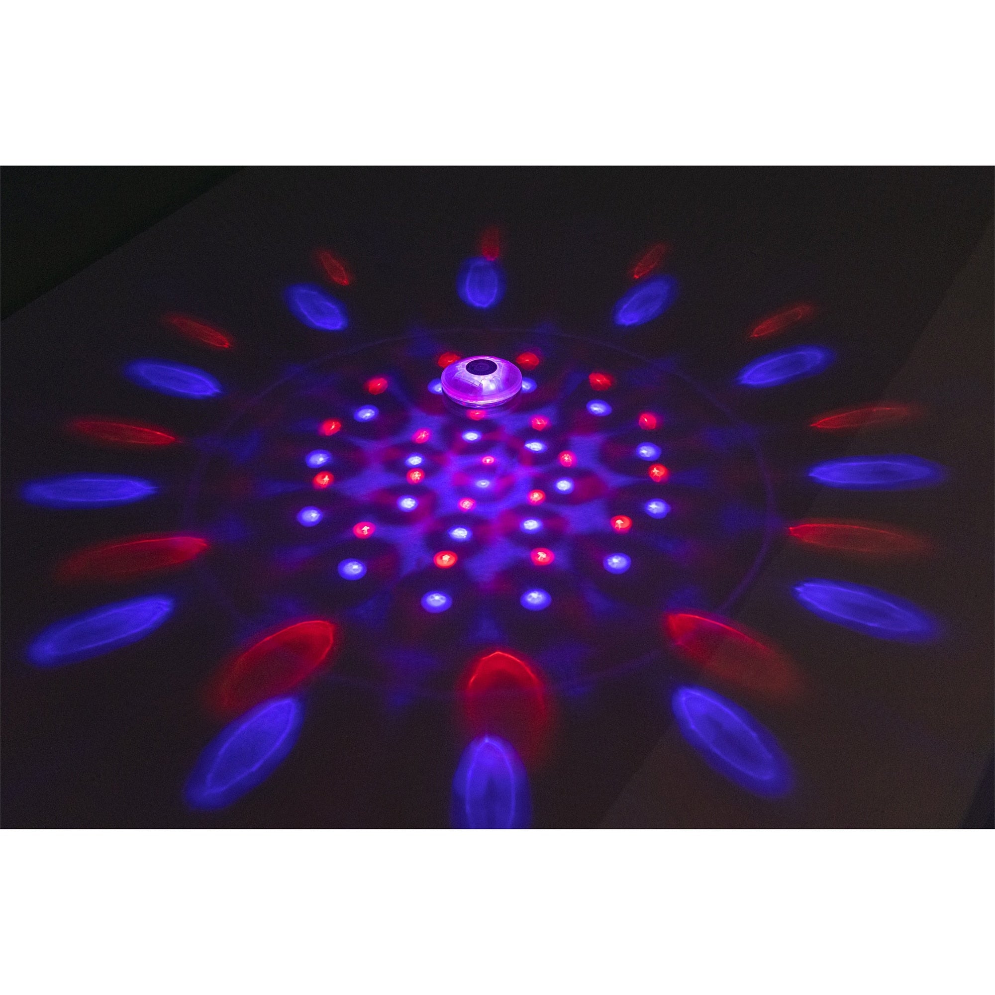 Lampa plutitoare cu LED pentru piscina Bestway FloatBright, 4 culori, 7 moduri, functionare cu 3 baterii AA