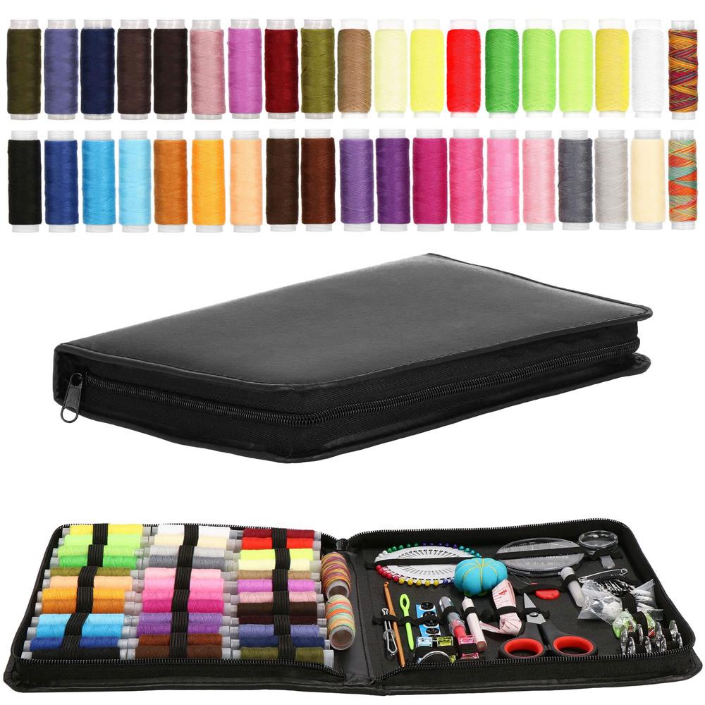 Set articole de cusut cu geanta de depozitare, 183 piese