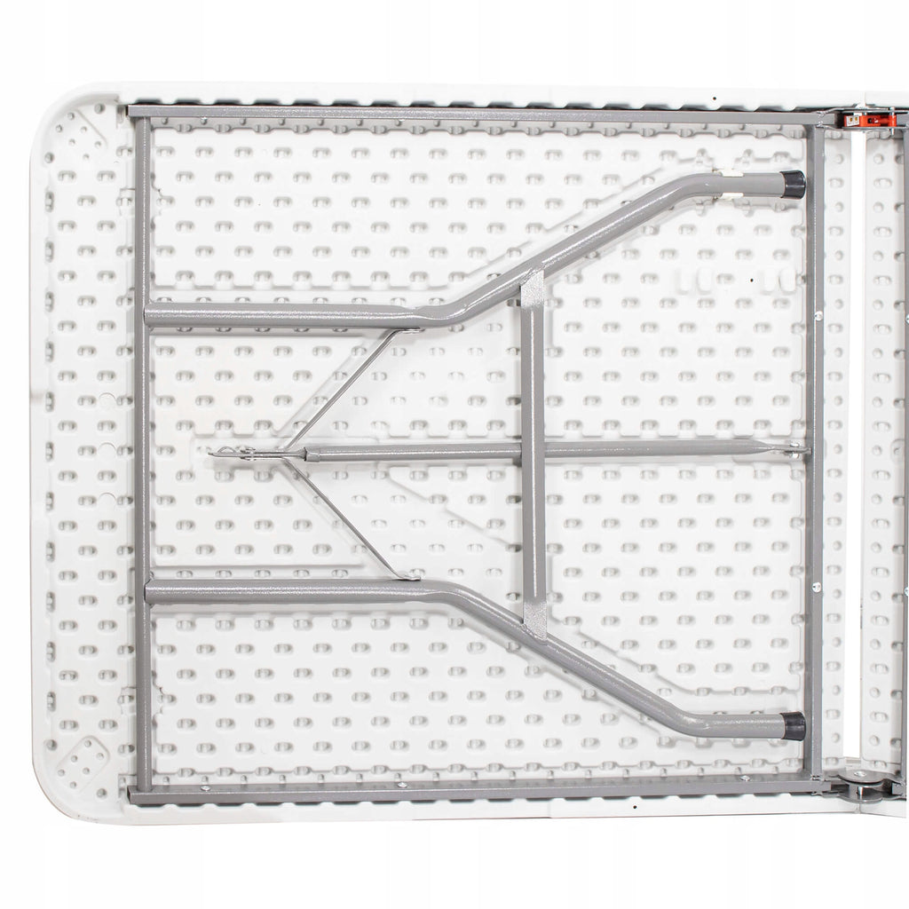 Masa dreptunghiulara pliabila multifunctionala, 240x75x74 cm, alba