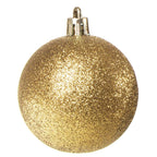 Set globuri de Craciun, 30 bucati, 3 modele, 3cm, auriu