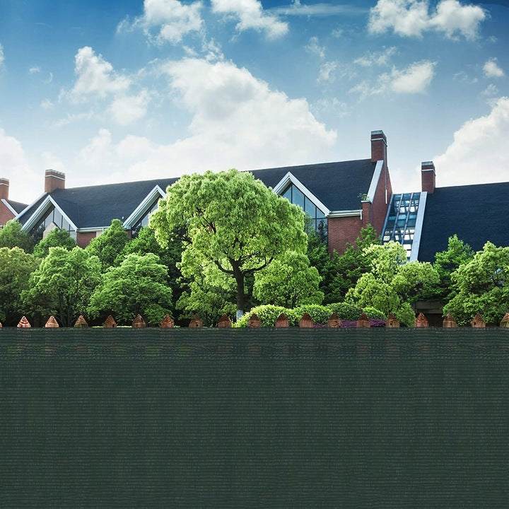 Plasa umbrire si intimitate pentru gard, 1.7m latime, 25m lungime, 140g densitate, verde