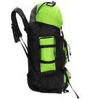 Rucsac tactic militar pentru drumetie, cu husa de ploaie, 90 litri, 25 kg, 85x38x26 cm, verde negru
