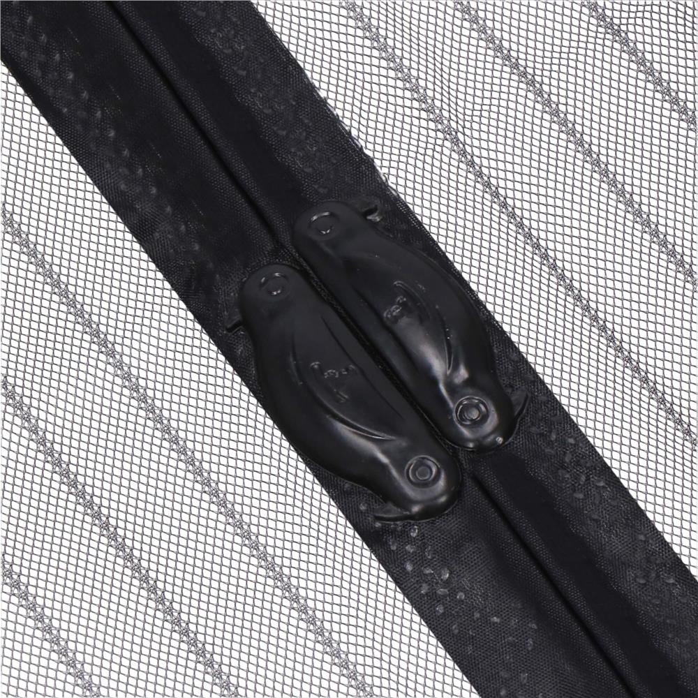 Plasa anti-insecte, cu inchidere magnetica, latime 100cm, inaltime 210cm, negru