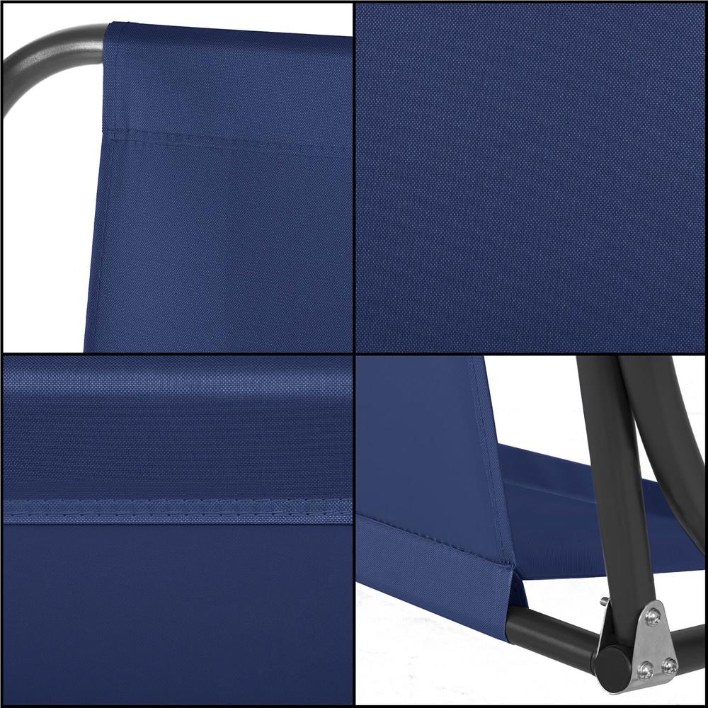 Husa din panza pentru leagan de gradina, sezut si spatar, 110x90cm, albastru