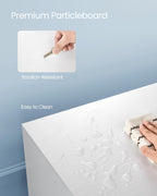 VASAGLE Comoda pentru TV de pana la 65 inch, cu 2 usi si raft reglabil, 40x140x50 cm, alb