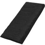 Sac de dormit, cu geanta de transport, 190x73cm, 10-25grade, culoare negru