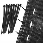 Plasa umbrire si intimitate pentru gard, 1.5m latime, 50m lungime, 140g densitate, gri