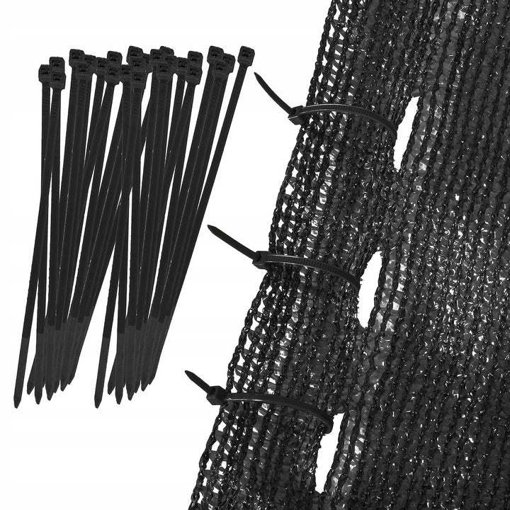 Plasa umbrire si intimitate pentru gard, 1.5m latime, 50m lungime, 140g densitate, gri