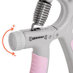 Flexor pentru exercitii antebrat, ajustabil, rezistenta 20-50kg, roz