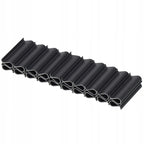 Panou de gard pentru intimitate in gradina, PVC, 35 x 0.05 m, gri antracit