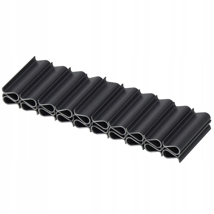 Panou de gard pentru intimitate in gradina, PVC, 35 x 0.05 m, gri antracit