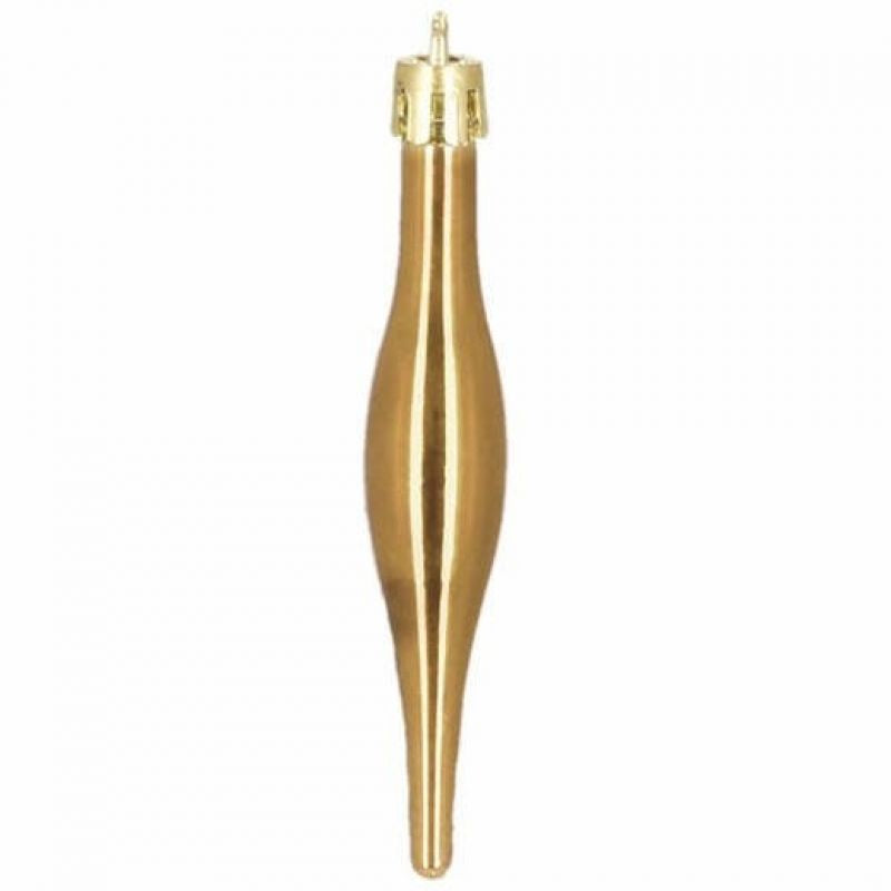 Set globuri si decoratiuni de Craciun, 51 piese, diverse dimensiuni, auriu