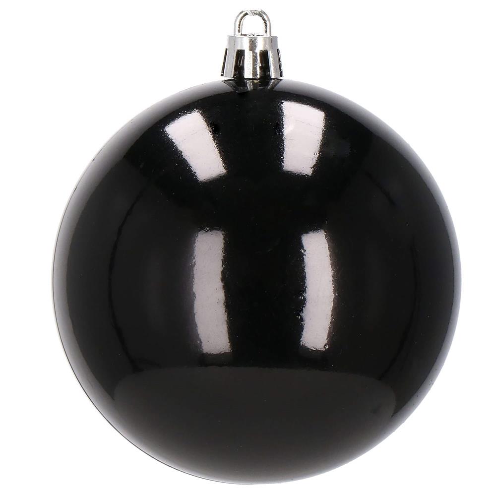 Set globuri de Craciun, 30 bucati, 8cm, 6 modele, negru