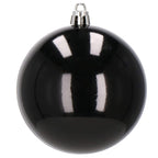 Set globuri de Craciun, 30 bucati, 8cm, 6 modele, negru