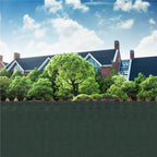 Plasa umbrire si intimitate pentru gard, 1m latime, 50m lungime, 140g densitate, verde