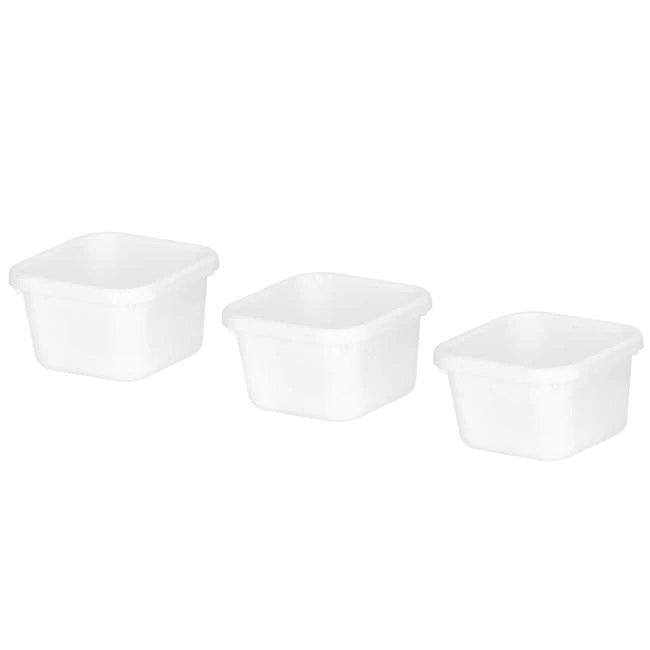 Organizator sertar bucatarie, 8 piese interconectabile, alb