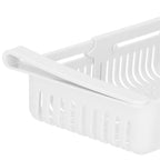 Organizator frigider, model cos extensibil, 16x28.5cm, alb