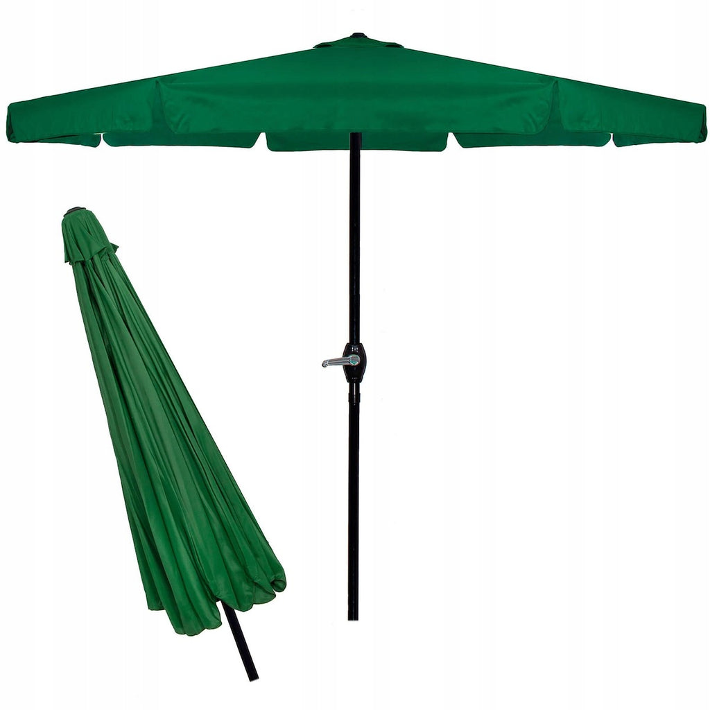 Umbrela terasa gradina, cu manivela, diametru 400cm, Verde