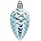 Set globuri si decoratiuni de Craciun, 77 piese, diverse dimensiuni, albastru