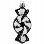 Set globuri si decoratiuni de Craciun, 77 piese, diverse dimensiuni, negru