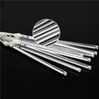 Instalatie de Craciun, 10 tuburi, 50cm, 480 LED, ploaie de meteoriti, alb