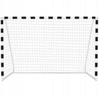Poarta de fotbal din otel, 200x300 cm, profil 38mm, cu elemente de fixare