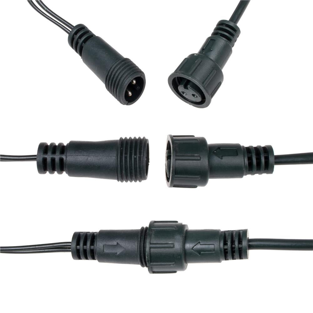 Instalatie lumini pentru bradul de Craciun, 61,5 metri, 1000 LED-uri, multicolor