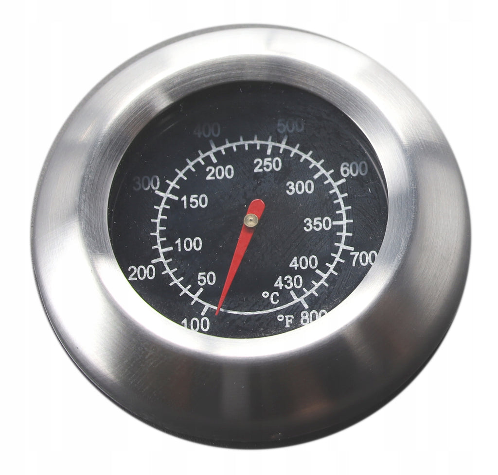 Gratar dreptunghiular pe carbuni, cu suport lateral si termometru capac, 115x60x108cm