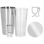 Set Cocktail Shaker Kit pentru barmani 400/700 ml, KI9, 11 piese