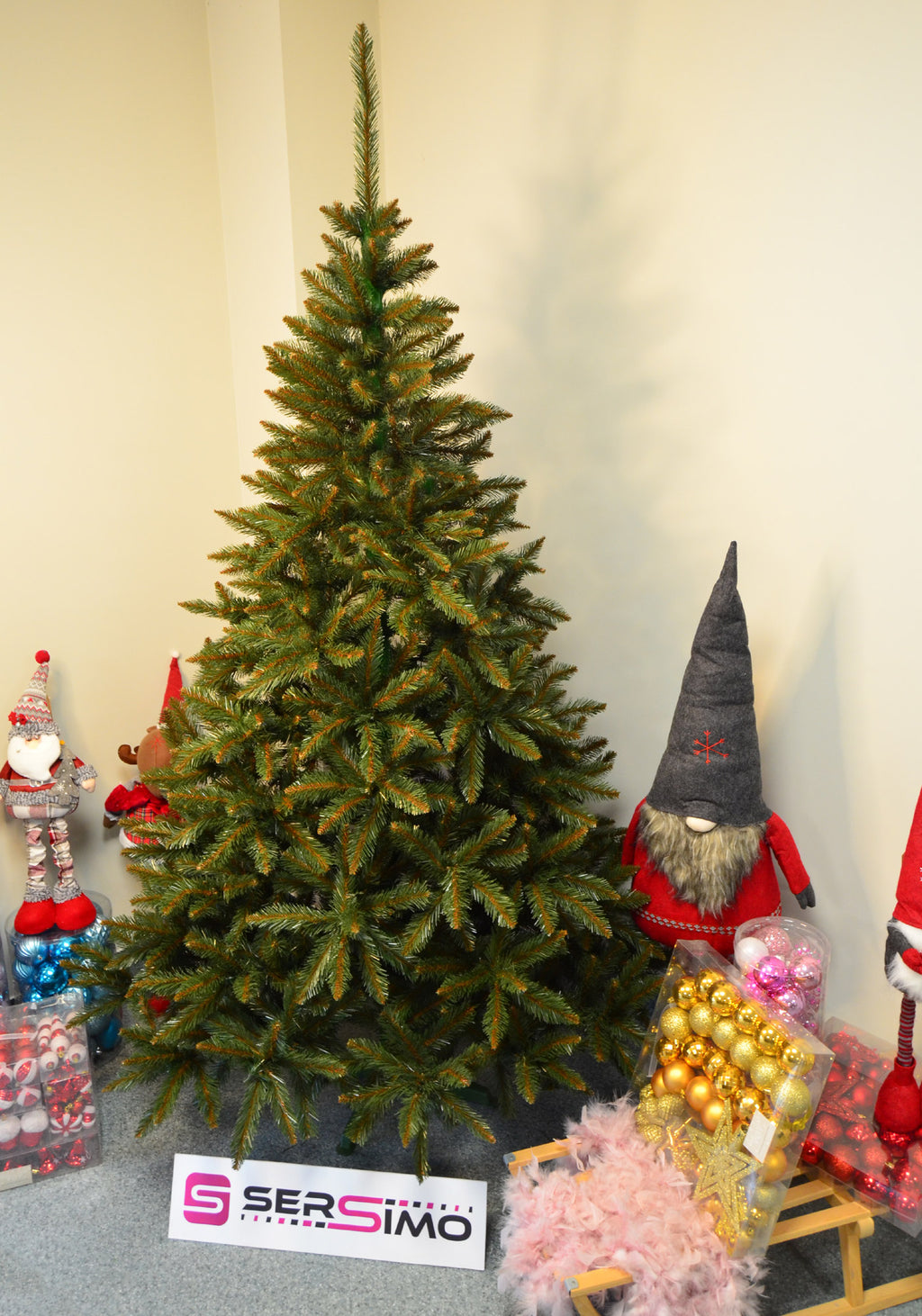 Brad artificial Christmas Deluxe by , Royal, 220cm