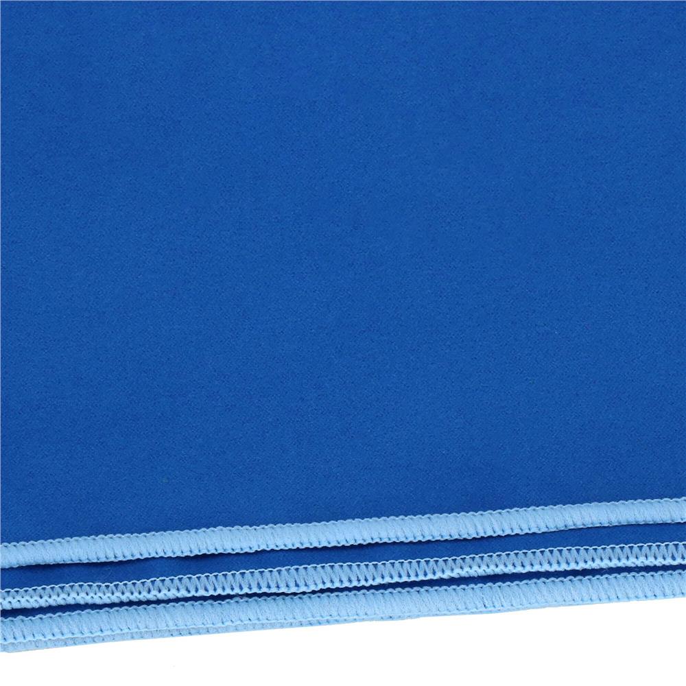 Prosop de plaja cu uscare de rapida, husa de transport, 75x150cm, albastru