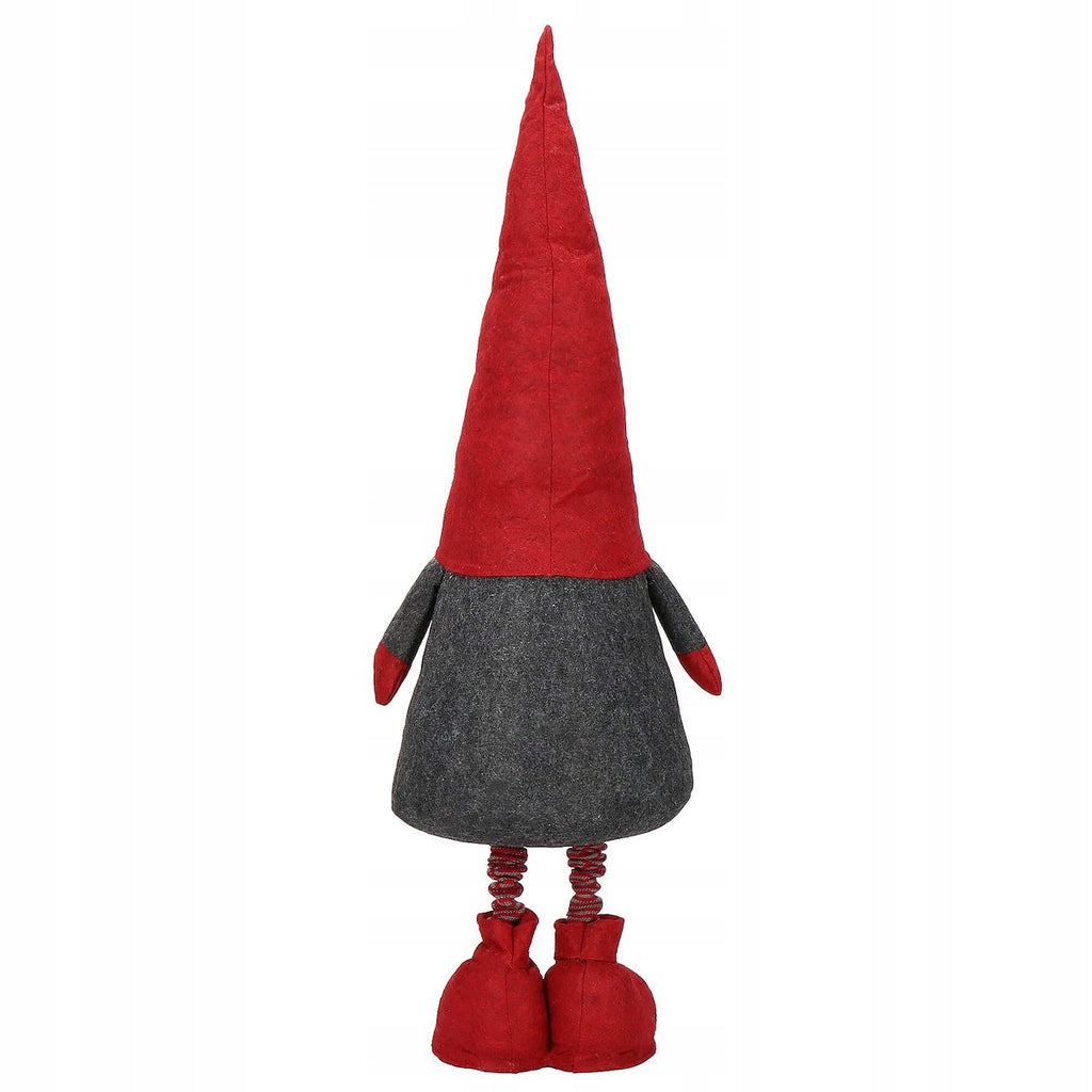 (DL) Figurina Craciun, Spiridus, picioare telescopice, inaltime extensibila 60-90cm