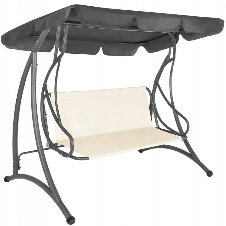 Husa din panza pentru leagan de gradina mare, sezut si spatar, 130x100cm, bej